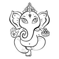 Hindu God Ganesha N3
