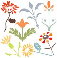 Floral Design Elements (Vector) N2