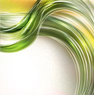 Abstract green swirl background