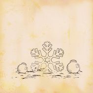 Vector Grungy Christmas Greetings N4