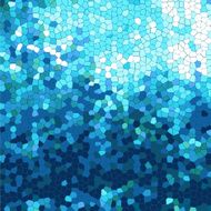 blue mosaic style abstract pattern background N2