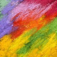 Abstract textured acrylic and oil pastel background N12