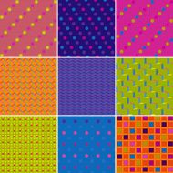 Set of Colourful Elegant Seamless Patterns N3