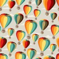 Seamless travel pattern of hot air balloons N2