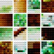 abstract mosaic check pattern background