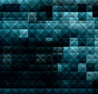 abstract blue mosaic pattern background N2
