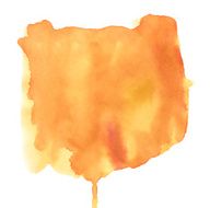 Orange Watercolor Paint Stock Texture