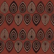 Abstract Traditional African Ornament Seamless vector pattern N11