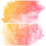 Set of Colorful water color painting background N645