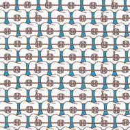 Seamless orthodontic pattern N2