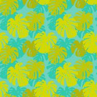 Seamless pattern with monstera leafs N2