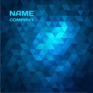 Blue abstract mosaic background N4