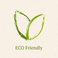 Green leaves Ecology icon