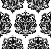 Beautiful vector seamless damask pattern