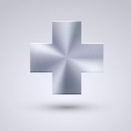 Vector full metal icon on blue background Eps10 N111