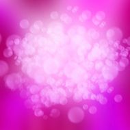 abstract glowing circles on a pink background