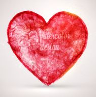 Watercolor heart N42