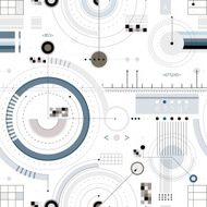 Engineering draft seamless pattern