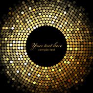 Gold disco lights