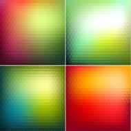 Abstract triangle backgrounds set N8