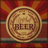 Retro Styled Beer Poster N17