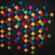 abstract background of cubes Vector