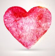 Watercolor heart N43