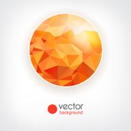 abstract background with orange circle