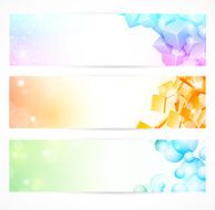 Colorful banners set N2