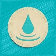 water drop sticker