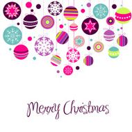 Retro Christmas Ornaments N35