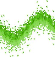 abstract green data flowing concept background N3