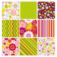 Easter set of seamless backgrounds N3