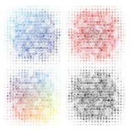 Textured halftone pattern