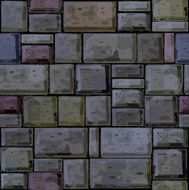 Vector seamless texture of stonewall N3