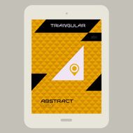 Abstract Triangular UI Template