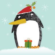 Christmas Penguin N6