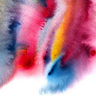 Abstract colorful watercolors N4