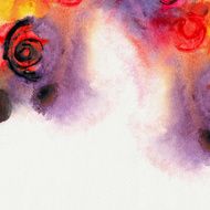 Abstract stain watercolors N13