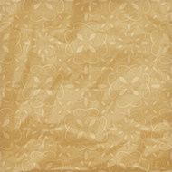 loral pattern on crumpled foil paper