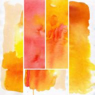 Set of watercolor backgrounds N3