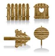 Wooden fence N5