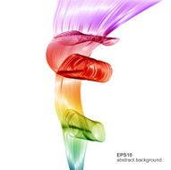 Abstract colorful waves background Vector illustration