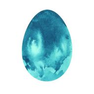 Watercolor Easter Egg N3