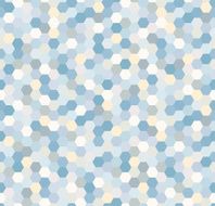 seamless geometric hexagonal pattern N13
