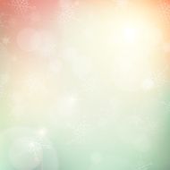 christmas winter bokeh light snowflake background N2