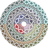 ancient pattern Vector illustration N155