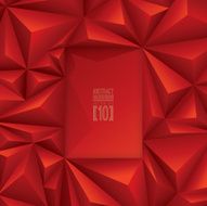 Red geometrical background