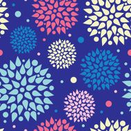 Colorful bursts seamless pattern background