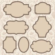 Vintage frames set N7